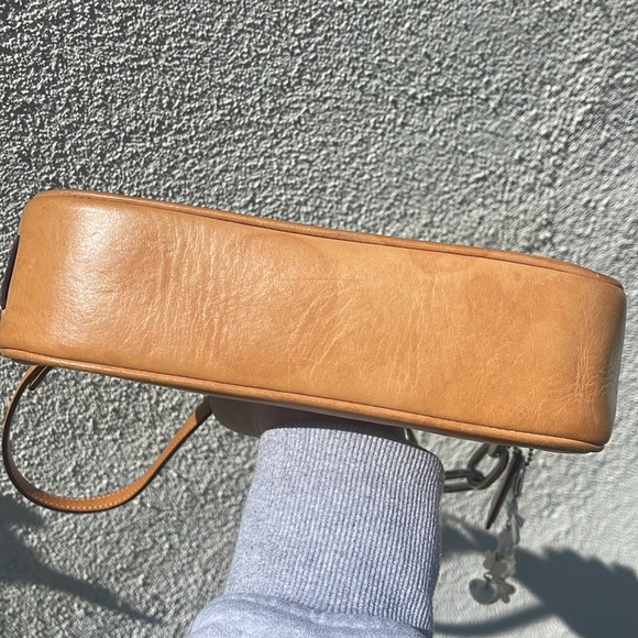 🍂Rare beauty Coach Y2K signature Jacquard Demi Pochette Bag butterfly Charm - Picture 7 of 10